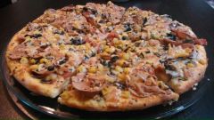 پیتزا قارچ و هات داگ (سوپر خانواده)