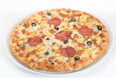 پیتزا میکس ژامبون و پپرونی (متوسط)